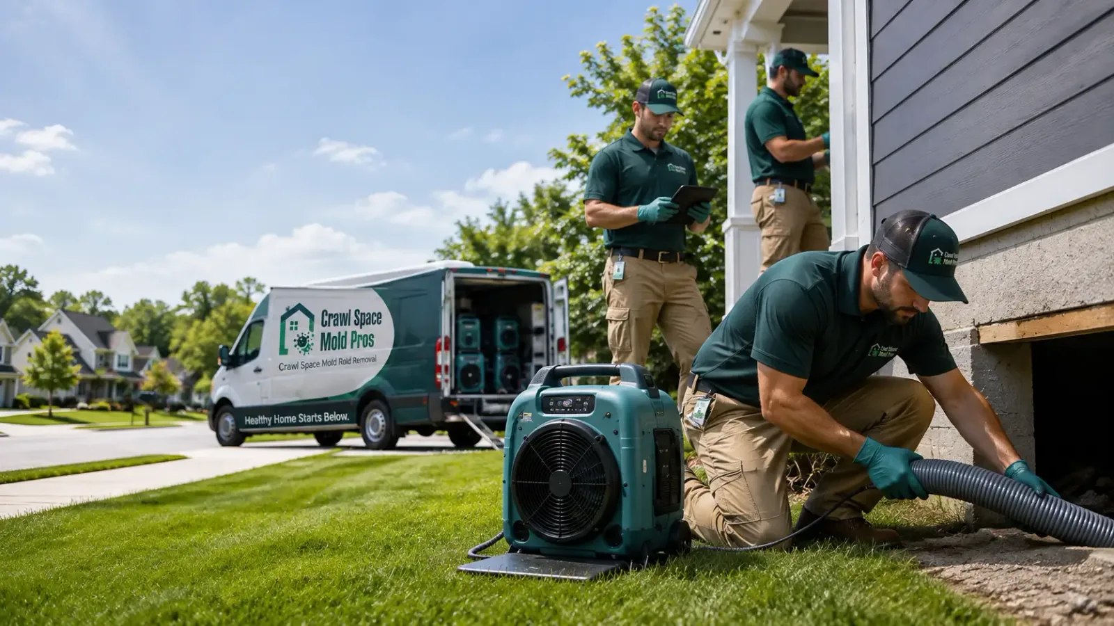 Crawl Space Mold Removal in Lake Forest, CA